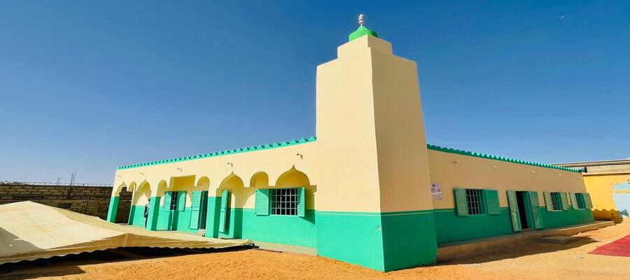 A 150 square meter mosque